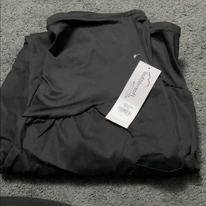 Black MATERNITY scrub bottoms size Large